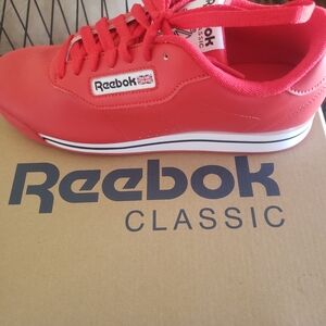 Reebok Classic Red Sneakers 8.5
